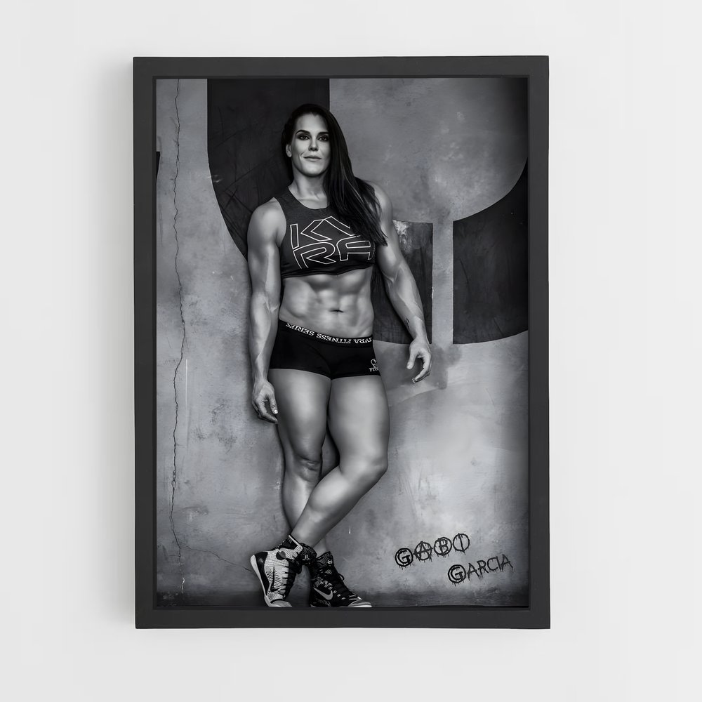 Poster Gabi de garcia – affiche Jiu-jitsu brésilien (vue 2)